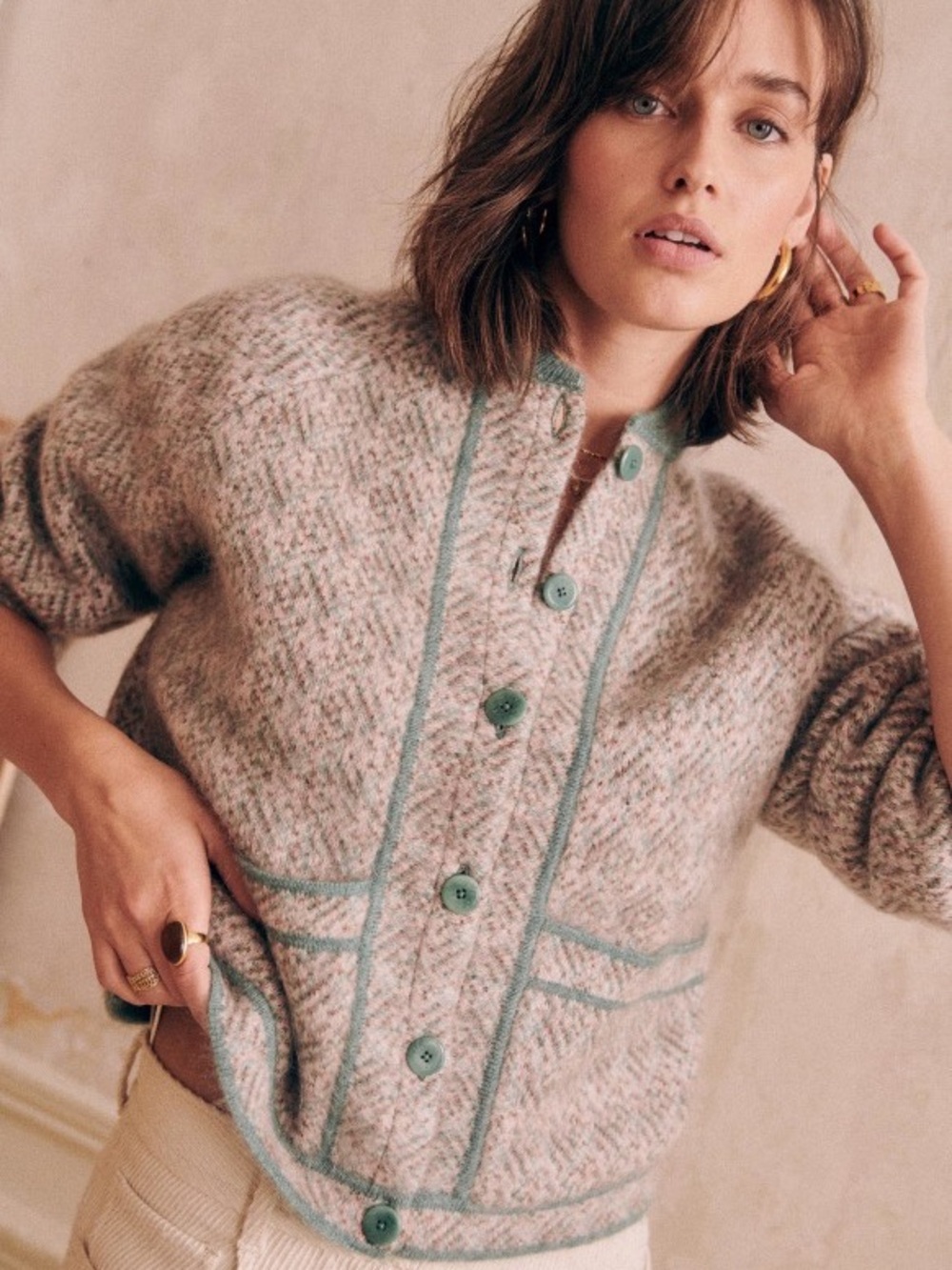 Sezane Noah cardigan - Picture 2 of 8